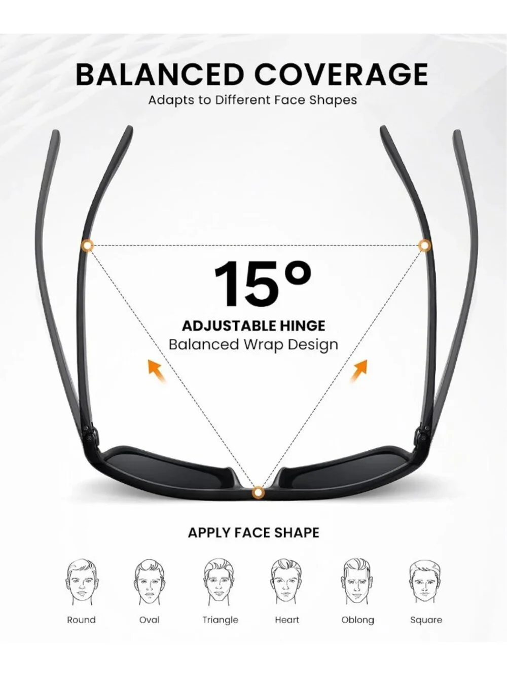 Polarized Sunglasses for Men & Women - Classic UV Protection for Fishing